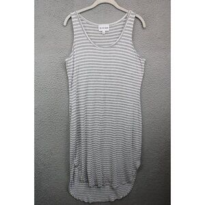 Olive & Oak Sleeveless Striped Midi Dress-Medium-Nautical-Preppy